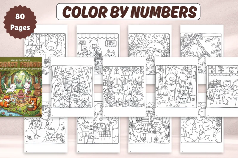 Forest-Friends-Colorng-book